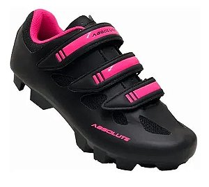 SAPATILHA ABSOLUTE MTB FEM MIA, PTO/RSA, 35BR