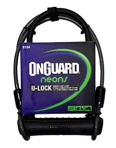 CADEADO U-LOCK/ CABO, ONGUARD NEONS 8154