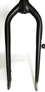 GARFO FAT BIKE ARO 26 RIGIDO ALUM PRETO FOSCO