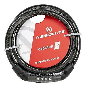 CADEADO 1,85MX12MM ESPIRAL, SEGREDO, PTO