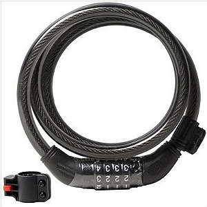 CADEADO 1,2MX12MM ESPIRAL, SEGREDO, PTO