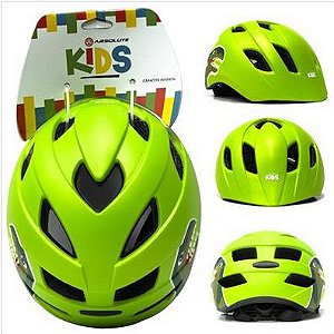 CAPACETE ABSOLUTE KIDS ROLL VDE DINO, P/