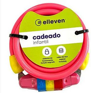 CADEADO INFANTIL 120CM X 8MM ROSA