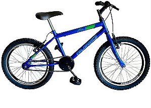 BICICLETA ARO 20" ADVENTURE AÇO AZUL/VERDE