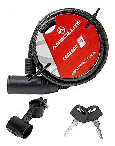 CADEADO 1,0MX12MM ESPIRAL, AL, CHAV, PTO