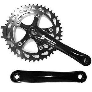 PEDIVELA ALUMÍNIO 170MM PRETO, LH-181, 44D