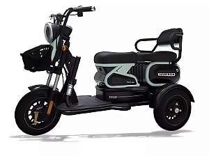 Triciclo WSD-U1 de 1000w bateria de lítio 24ah 2 lugares