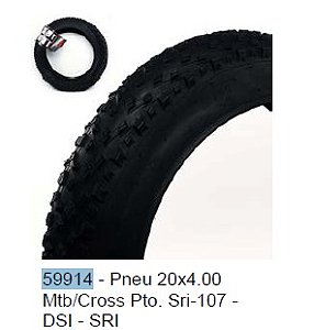 Pneu DSI TYRES Fat Bike aro 20x4.00