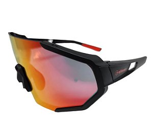 OCULOS CICLISMO EL56 UV400 PR/VERM