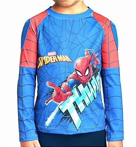 CAMISA SPYDER MAN, AZL, MANGA LONGA, TAM 4