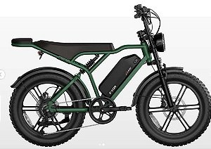 BICICLETA ELETRICA DUOS E-VOK VERDE 1000W