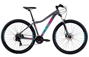 BICICLETA OGGI 29 FLOAT 5.0 ESSA 8V GRAF/ROSA/AZ 17 - DCRE 2025/27211-6