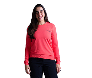 Camisa MTB PRO Laranja Feminina Huka Edi LTDA -  P