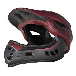 CAPACETE BIKE X FULL FECHADO MY22 TAM P VINHO/CINZA