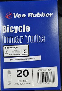 CÂMARA 20 4.00 VEE RUBBER