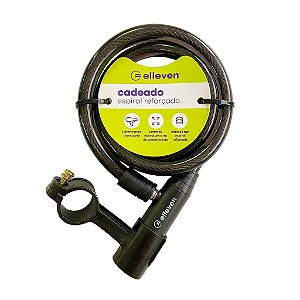 CADEADO 1M 12MM  ELLEVEN C/CHAVE