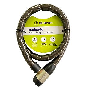 CADEADO 1,2M 22MM ELLEVEN REFORC C/CHAVE