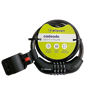 CADEADO 1M ESPIRAL ELLEVEN C/SEGREDO