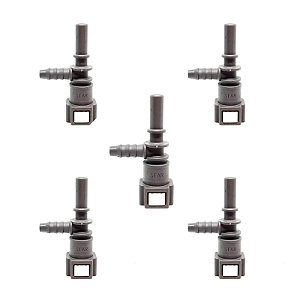 Kit 5x Conector Engate Rapido Mangueira 8mmx8mm Universal