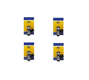 Kit 4x Bico Injetor Iwp065 Palio Strada Uno 1.0 Fire 1.0 8v