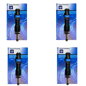 Kit 4x Bico Injetor Cruze / sonic / tracker 1.8 Flex - 55570284