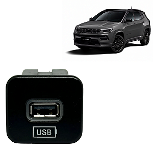 Entrada Usb Console Central Jeep Compass 18/25 - 01002775040
