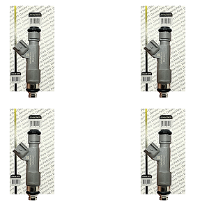 Kit 4x Bico Injetor De Baixa Captiva / Malibu 2.4 16v - 12613163