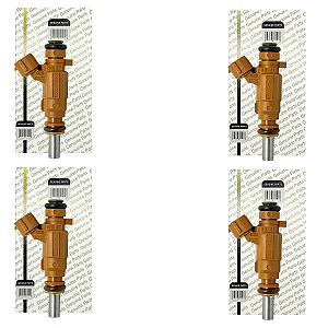 Kit 4x Bico Injetor Nissan Kicks 1.6 16v Flex 16/ 0280157188