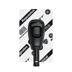 Bola Cambio Nova Fiat Toro 2026 Em Couro Preto Aro Prata Preto