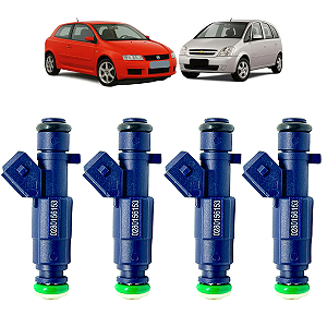 Kit 4x Bico Injetor Meriva/fiat Stilo 1.8 16v 02/04 - 0280156153
