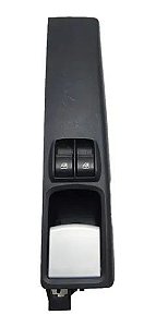 Interruptor Vidro Elét. Idea C/ Moldura 2 Botões - Bv012