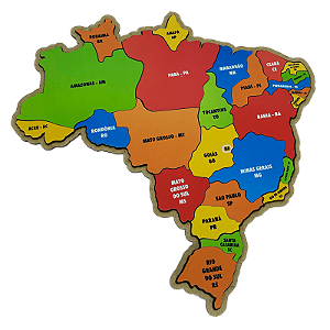QUEBRA- CABEÇA MAPA BRASIL G