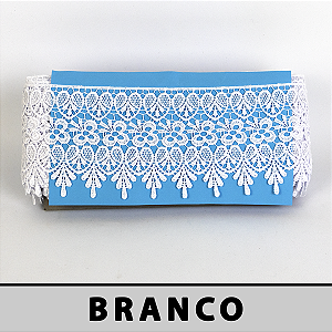 Renda Guipir Branca LA-131832 (10,5cm - 13,70m)