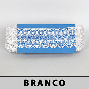 Renda Guipir Branca LA-321484 (7,0cm - 13,70m)