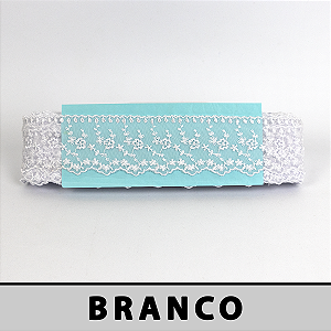 Tule Bordado Branco OR-9694 (5,5cm - 13,7m)