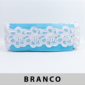 Renda Guipir Branca LA-130127 (7,5cm - 13,70m)