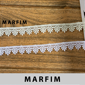 Renda Guipir Marfim OR-52719/1 (1,5cm - 13,70m)