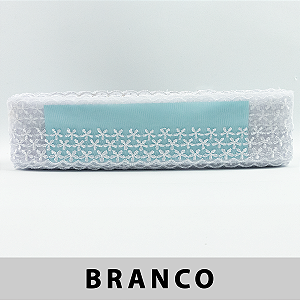 Tule Bordado Branco OR-9548 (6,0cm - 13,70)