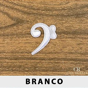 Aplicação Guipir Branca CH-3901 (3,0cm - 4,0cm)(6 peças)