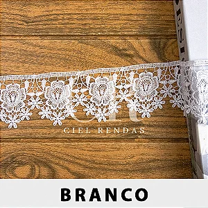 Renda Guipir Branca CH-3519 (6,0cm - 13,70m)