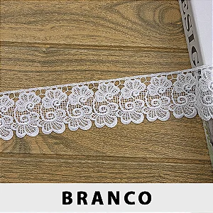 Renda Guipir Branca LA-118368 (5,0cm - 13,70m)