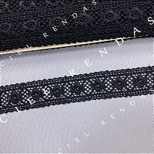 Renda Guipir Preto OR-52243/C (4,0cm - 13,70m)