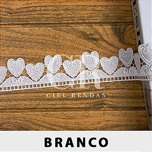 Renda Guipir Branca CH-4043 (4,5cm - 13,70m)