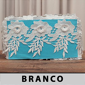 OFERTA - Renda Guipir 3D Branca JT-3429 (13,0cm - 13,70m)