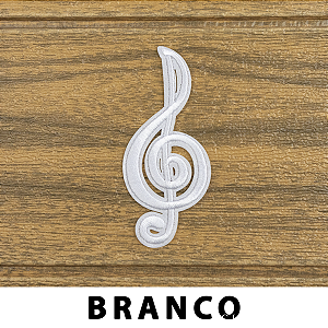 12 Peças da Aplicação Guipir Branca CH-1631 (4,0cm - 9,5cm)