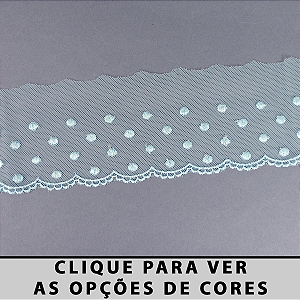 Tule Bordado CH-3238 (9,0cm - 13,70m)