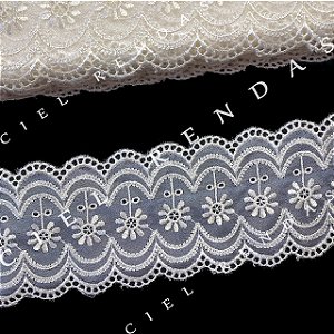 Organza OR-9600 Marfim (8,5cm - 13,70m)