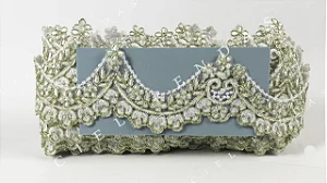 Tule Bordado CH-2011/D (8,5cm - 9,0m)