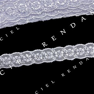 Tule Bordado Branco OR-9580 (2,0cm - 13,70m)