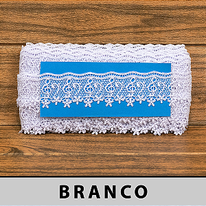 Renda Guipir Branca LA-321725 (5,0cm - 13,70m)